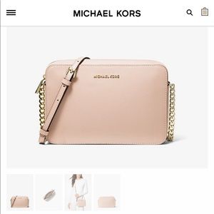 Saffiano leather crossbody bag